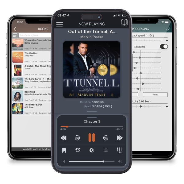 Download fo free audiobook Out of the Tunnel: An Epic Tale of Battles, Breakthroughs, & New Beginnings by Marvin Peake and listen anywhere on your iOS devices in the ListenBook app.