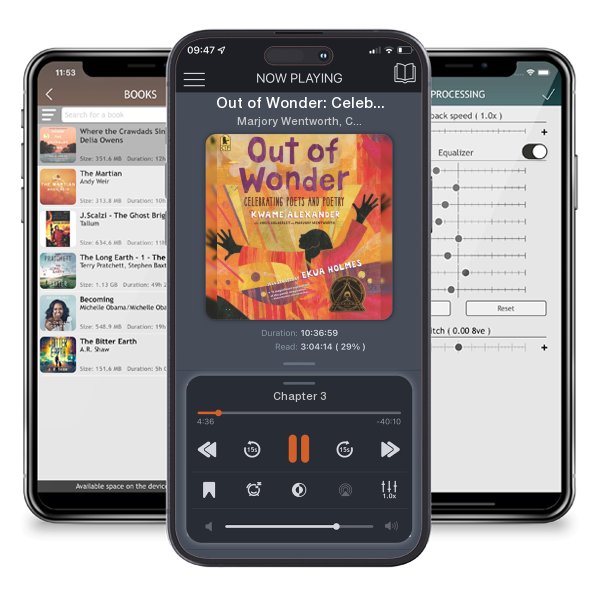 Download fo free audiobook Out of Wonder: Celebrating Poets and Poetry by Marjory Wentworth, Chris Colderley,  et al. and listen anywhere on your iOS devices in the ListenBook app.