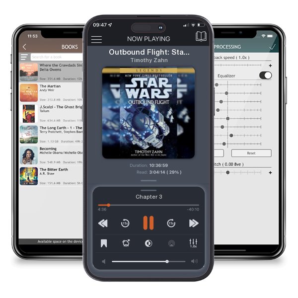 Download fo free audiobook Outbound Flight: Star Wars Legends by Timothy Zahn and listen anywhere on your iOS devices in the ListenBook app.