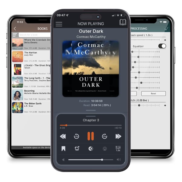 Download fo free audiobook Outer Dark by Cormac McCarthy and listen anywhere on your iOS devices in the ListenBook app.