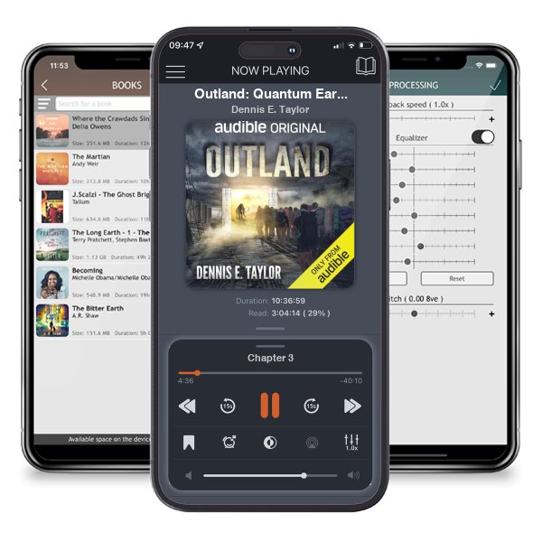 Download fo free audiobook Outland: Quantum Earth, Book 1 by Dennis E. Taylor and listen anywhere on your iOS devices in the ListenBook app.