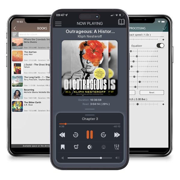 Download fo free audiobook Outrageous: A History of Showbiz and the Culture Wars by Kliph Nesteroff and listen anywhere on your iOS devices in the ListenBook app.