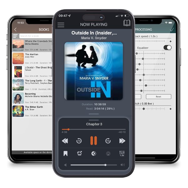 Download fo free audiobook Outside In (Insider, #2) by Maria V. Snyder and listen anywhere on your iOS devices in the ListenBook app.
