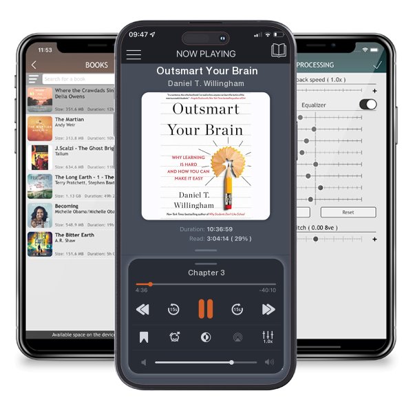 Download fo free audiobook Outsmart Your Brain by Daniel T. Willingham and listen anywhere on your iOS devices in the ListenBook app.