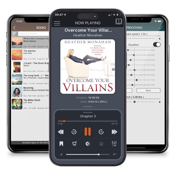 Download fo free audiobook Overcome Your Villains by Heather Monahan and listen anywhere on your iOS devices in the ListenBook app.