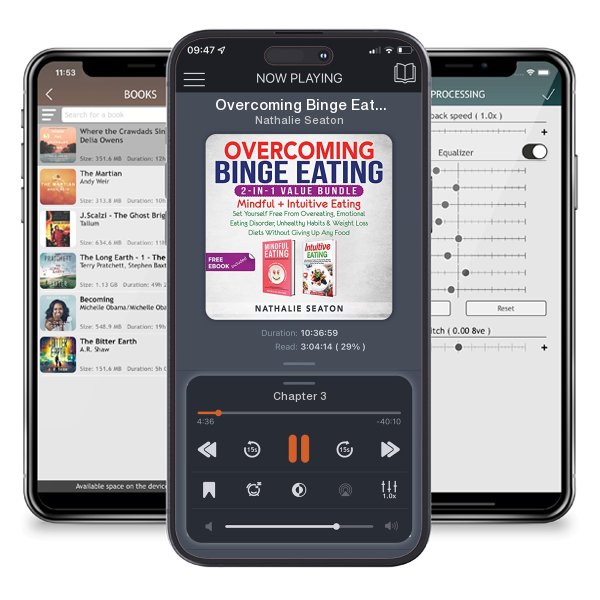 Download fo free audiobook Overcoming Binge Eating 2-in-1 Value Bundle by Nathalie Seaton and listen anywhere on your iOS devices in the ListenBook app.