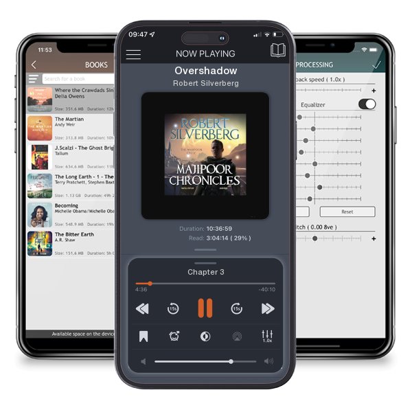 Download fo free audiobook Overshadow by Robert Silverberg and listen anywhere on your iOS devices in the ListenBook app.
