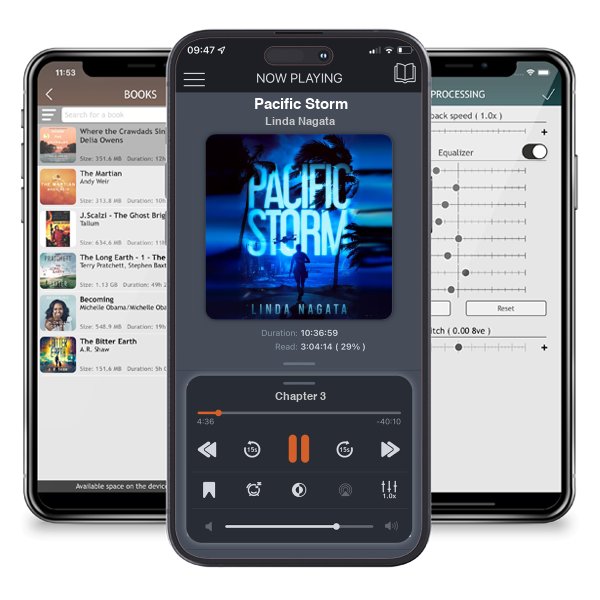 Download fo free audiobook Pacific Storm by Linda Nagata and listen anywhere on your iOS devices in the ListenBook app.