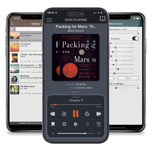 Download fo free audiobook Packing for Mars: The Curious Science of Life in the Void by Mary Roach and listen anywhere on your iOS devices in the ListenBook app.