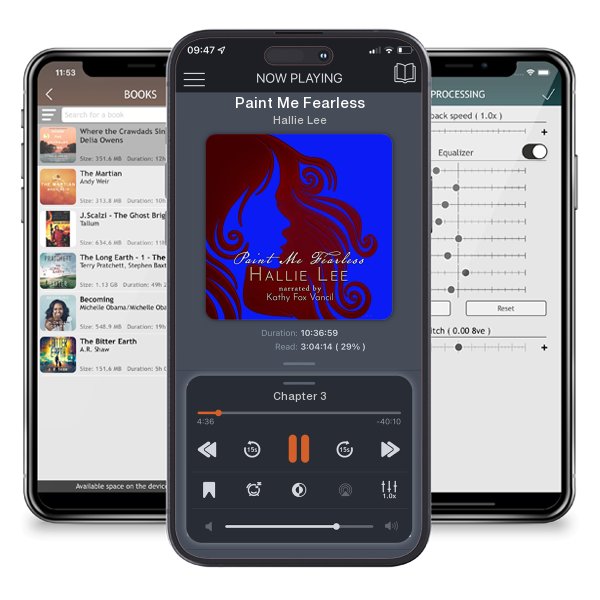 Download fo free audiobook Paint Me Fearless by Hallie Lee and listen anywhere on your iOS devices in the ListenBook app.
