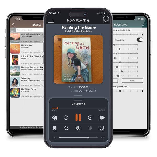 Download fo free audiobook Painting the Game by Patricia MacLachlan and listen anywhere on your iOS devices in the ListenBook app.