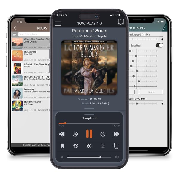 Download fo free audiobook Paladin of Souls by Lois McMaster Bujold and listen anywhere on your iOS devices in the ListenBook app.
