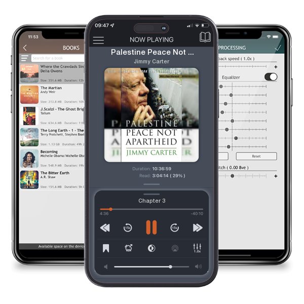 Download fo free audiobook Palestine Peace Not Apartheid by Jimmy Carter and listen anywhere on your iOS devices in the ListenBook app.