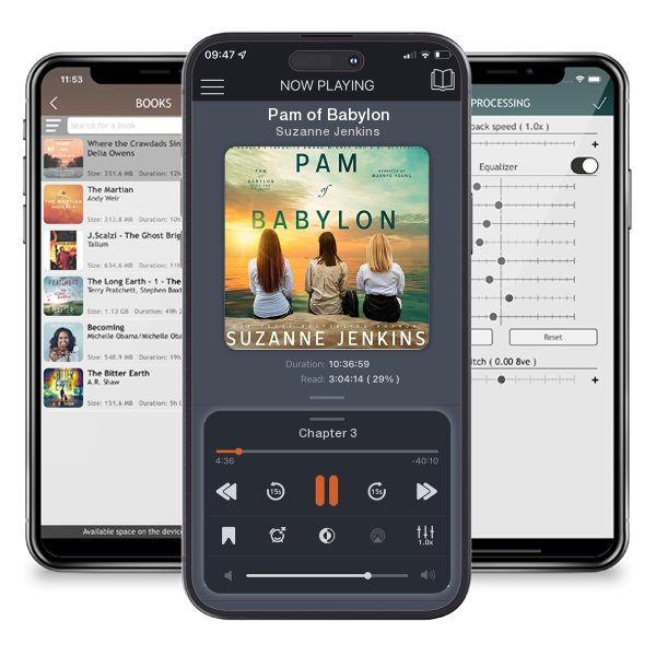 Download fo free audiobook Pam of Babylon by Suzanne Jenkins and listen anywhere on your iOS devices in the ListenBook app.