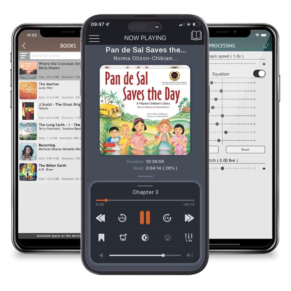 Download fo free audiobook Pan de Sal Saves the Day: An Award-Winning Children's Story... by Norma Olizon-Chikiamco and Mark Salvatus and listen anywhere on your iOS devices in the ListenBook app.