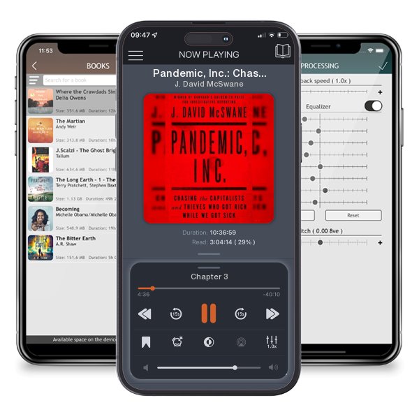 Download fo free audiobook Pandemic, Inc.: Chasing the Capitalists and Thieves Who Got... by J. David McSwane and listen anywhere on your iOS devices in the ListenBook app.