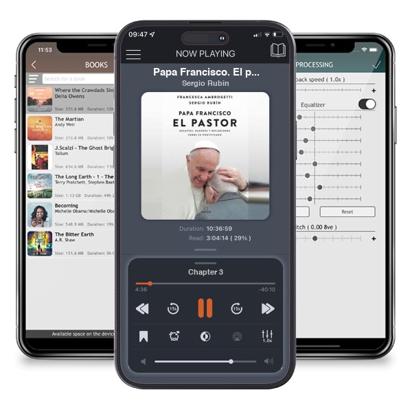 Descargar audiolibro gratis Papa Francisco. El pastor: Desafíos, razones y reflexiones sobre su pontificado / Pope Francis: The Shepherd. Struggles, Reasons, and Thoughts on His Papacy by Sergio Rubin y escuchar en cualquier lugar en sus dispositivos iOS en la aplicación ListenBook.