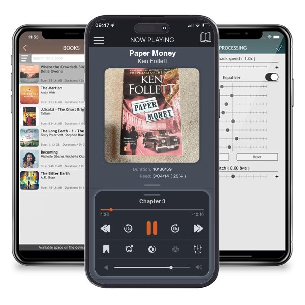 Download fo free audiobook Paper Money by Ken Follett and listen anywhere on your iOS devices in the ListenBook app.