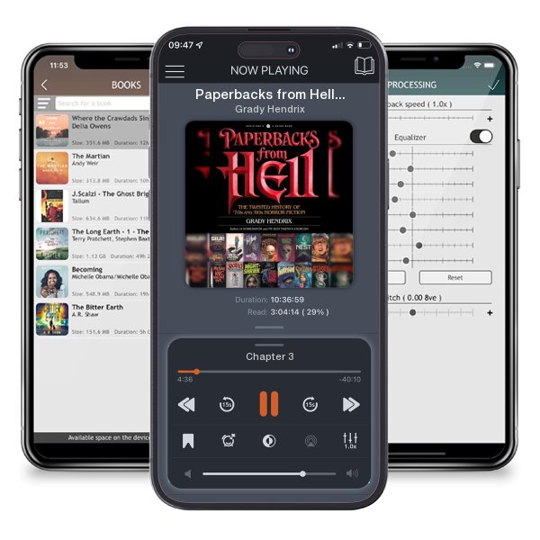 Download fo free audiobook Paperbacks from Hell: The Twisted History of '70s and '80s... by Grady Hendrix and listen anywhere on your iOS devices in the ListenBook app.