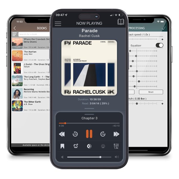 Download fo free audiobook Parade by Rachel Cusk and listen anywhere on your iOS devices in the ListenBook app.