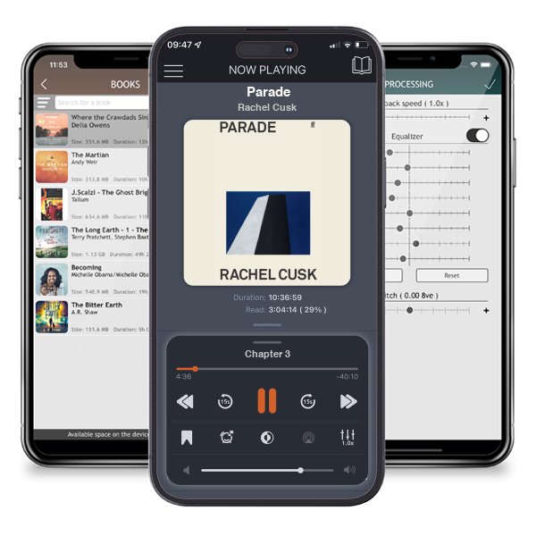 Download fo free audiobook Parade by Rachel Cusk and listen anywhere on your iOS devices in the ListenBook app.