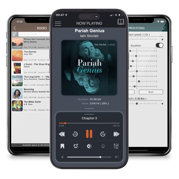 Download fo free audiobook Pariah Genius by Iain Sinclair and listen anywhere on your iOS devices in the ListenBook app.