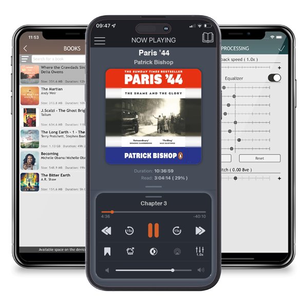 Download fo free audiobook Paris \'44 by Patrick Bishop and listen anywhere on your iOS devices in the ListenBook app.