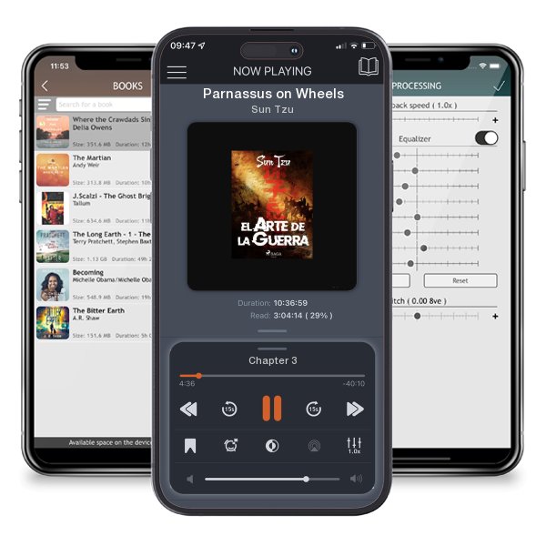 Download fo free audiobook Parnassus on Wheels by Sun Tzu and listen anywhere on your iOS devices in the ListenBook app.