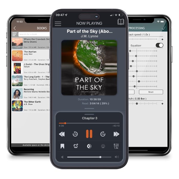 Download fo free audiobook Part of the Sky (Above the Sky, #3, Part 1 of 2) by J.W. Lynne and listen anywhere on your iOS devices in the ListenBook app.