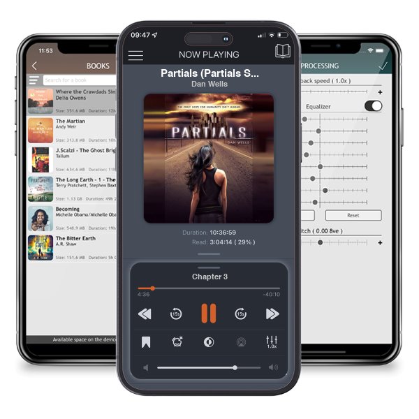 Download fo free audiobook Partials (Partials Sequence, #1) by Dan Wells and listen anywhere on your iOS devices in the ListenBook app.
