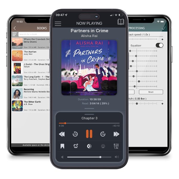 Download fo free audiobook Partners in Crime by Alisha Rai and listen anywhere on your iOS devices in the ListenBook app.