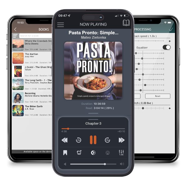 Download fo free audiobook Pasta Pronto: Simple, speedy recipes to make again & again by Mateo Zielonka and listen anywhere on your iOS devices in the ListenBook app.