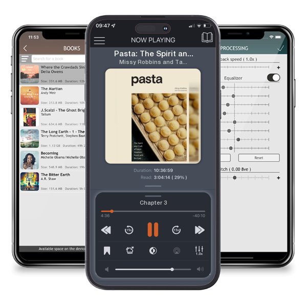 Download fo free audiobook Pasta: The Spirit and Craft of Italy's Greatest Food, with... by Missy Robbins and Talia Baiocchi and listen anywhere on your iOS devices in the ListenBook app.
