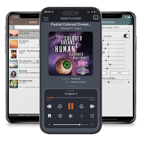 Download fo free audiobook Pastel Colored Dreams & Human Flavored Nightmares by Vincent V. Cava and listen anywhere on your iOS devices in the ListenBook app.