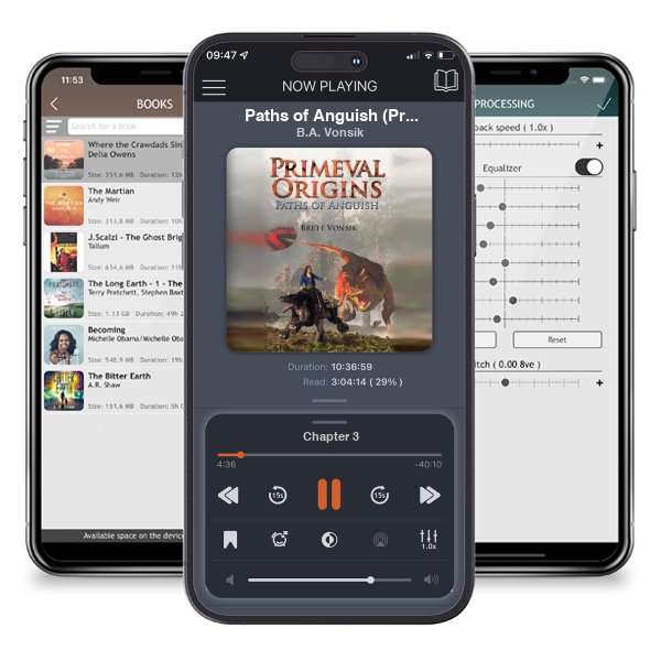 Download fo free audiobook Paths of Anguish (Primeval Origins Saga #1) by B.A. Vonsik and listen anywhere on your iOS devices in the ListenBook app.