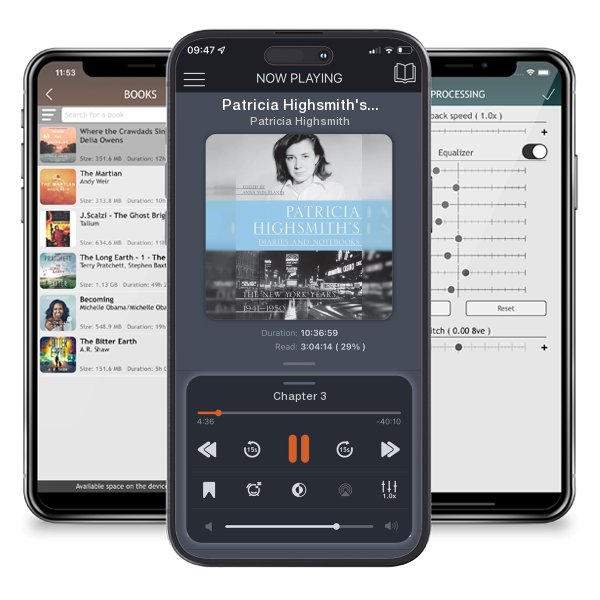 Download fo free audiobook Patricia Highsmith's Diaries and Notebooks: The New York... by Patricia Highsmith and listen anywhere on your iOS devices in the ListenBook app.