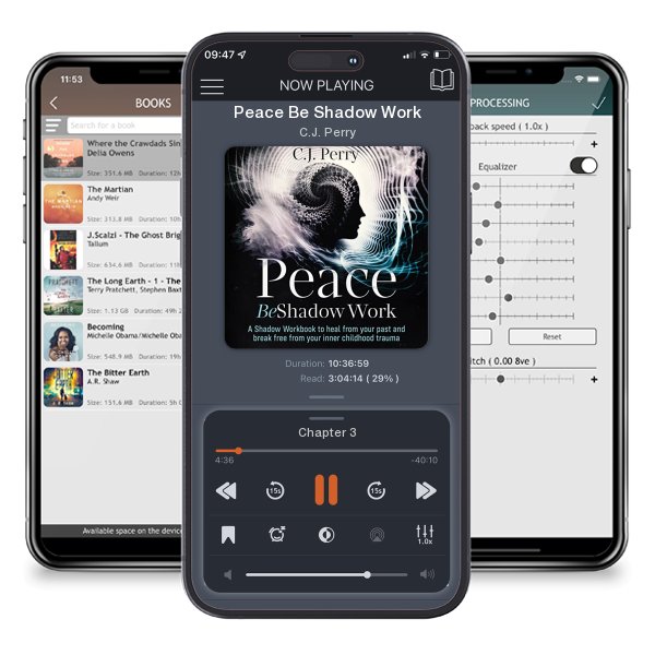 Download fo free audiobook Peace Be Shadow Work by C.J. Perry and listen anywhere on your iOS devices in the ListenBook app.