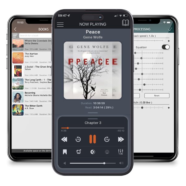 Download fo free audiobook Peace by Gene Wolfe and listen anywhere on your iOS devices in the ListenBook app.