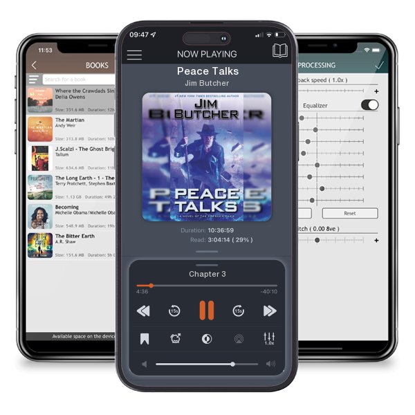 Download fo free audiobook Peace Talks by Jim Butcher and listen anywhere on your iOS devices in the ListenBook app.