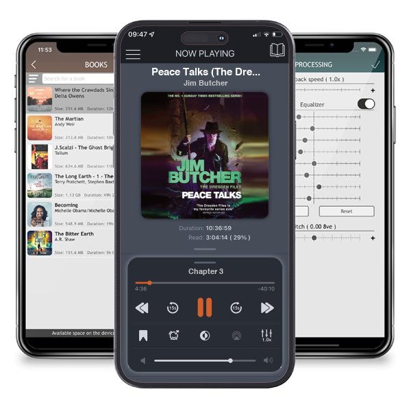 Download fo free audiobook Peace Talks (The Dresden Files, #16) by Jim Butcher and listen anywhere on your iOS devices in the ListenBook app.