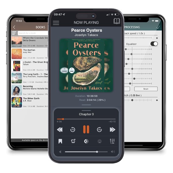 Download fo free audiobook Pearce Oysters by Joselyn Takacs and listen anywhere on your iOS devices in the ListenBook app.