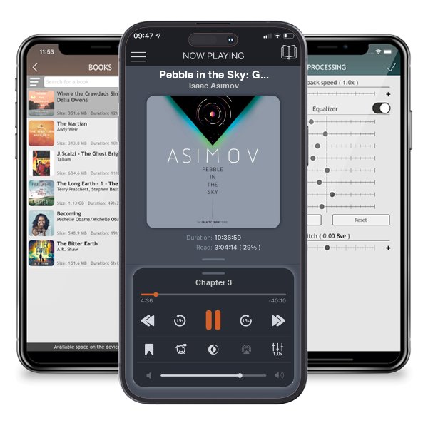 Download fo free audiobook Pebble in the Sky: Galactic Empire, Book 3 by Isaac Asimov and listen anywhere on your iOS devices in the ListenBook app.