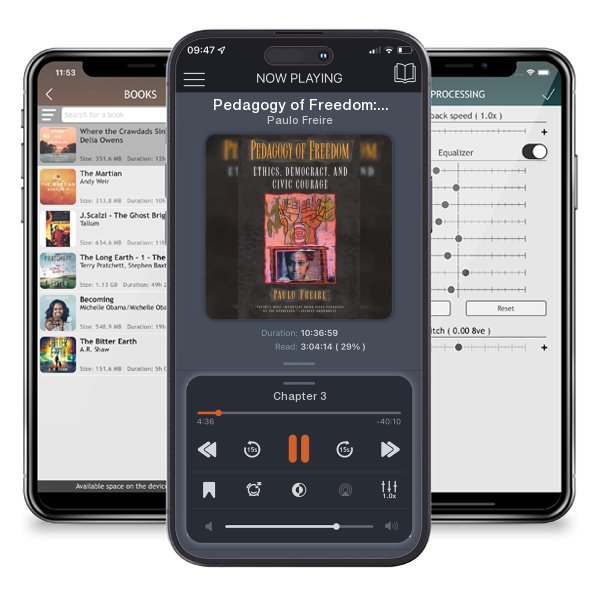 Download fo free audiobook Pedagogy of Freedom: Ethics, Democracy, and Civic Courage by Paulo Freire and listen anywhere on your iOS devices in the ListenBook app.