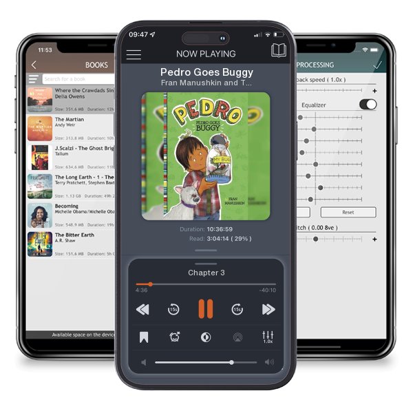 Download fo free audiobook Pedro Goes Buggy by Fran Manushkin and Tammie Lyon and listen anywhere on your iOS devices in the ListenBook app.