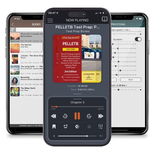 Download fo free audiobook PELLETB Test Prep: PELLET B Study Guide and Practice Test Questions for the California Police Officer POST Exam: Review for the Californi by Test Prep Books and listen anywhere on your iOS devices in the ListenBook app.