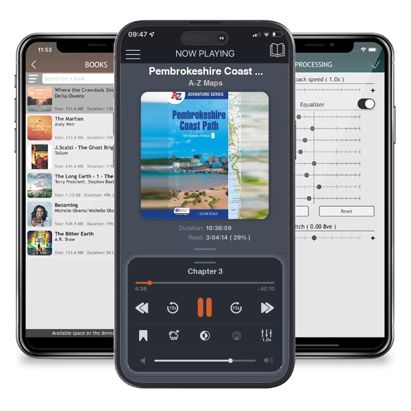 Download fo free audiobook Pembrokeshire Coast Path: With Ordnance Survey Mapping - A -Z Adventure Series by A-Z Maps and listen anywhere on your iOS devices in the ListenBook app.