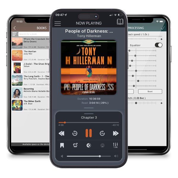 Download fo free audiobook People of Darkness: A Leaphorn & Chee Novel by Tony Hillerman and listen anywhere on your iOS devices in the ListenBook app.