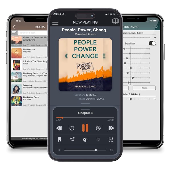 Download fo free audiobook People, Power, Change: Organizing for Democratic Renewal by Marshall Ganz and listen anywhere on your iOS devices in the ListenBook app.