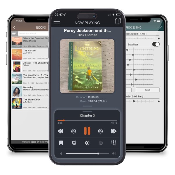 Download fo free audiobook Percy Jackson and the Olympians, Book One the Lightning Thief (Percy Jackson and the Olympians, Book One) by Rick Riordan and listen anywhere on your iOS devices in the ListenBook app.