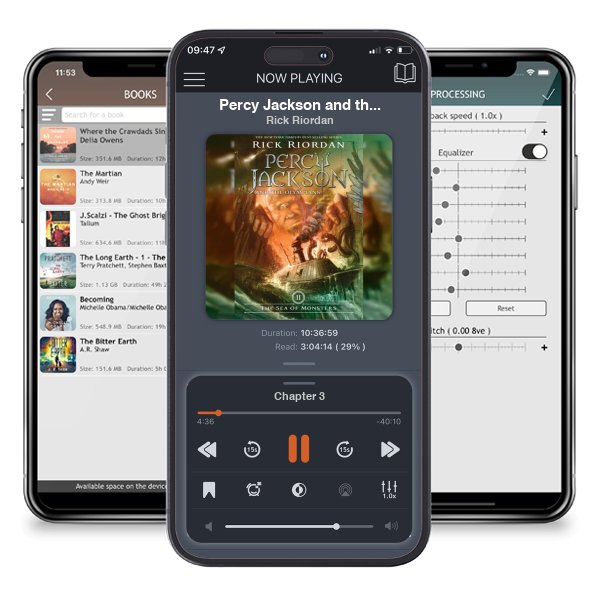 Download fo free audiobook Percy Jackson and the Olympians, Book Two: Sea of Monsters, The-Percy Jackson and the Olympians, Book Two (Percy Jackson & the Olympians #2) by Rick Riordan and listen anywhere on your iOS devices in the ListenBook app.